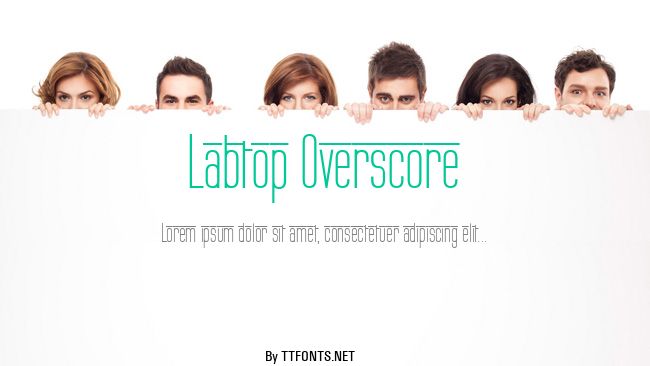 Labtop Overscore example